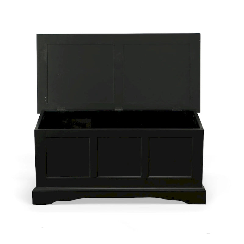 Antique Black Devonshire Blanket Chest