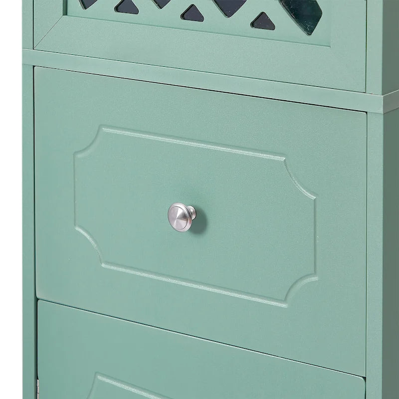 Bathroom Cabinet with Drawer and Doors
