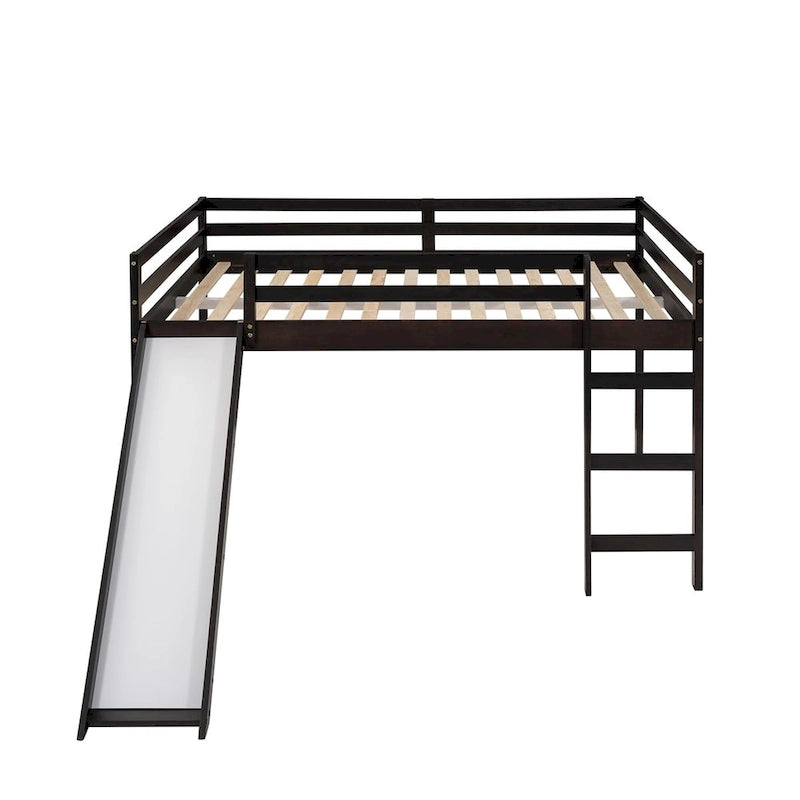 Full Loft Bed with Slide