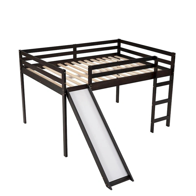 Full Loft Bed with Slide