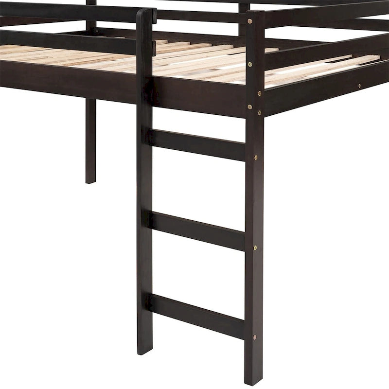 Full Loft Bed with Slide
