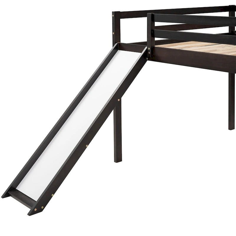 Full Loft Bed with Slide