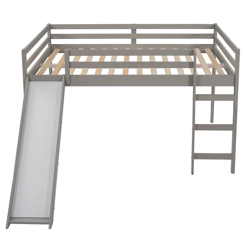 Full Loft Bed with Slide