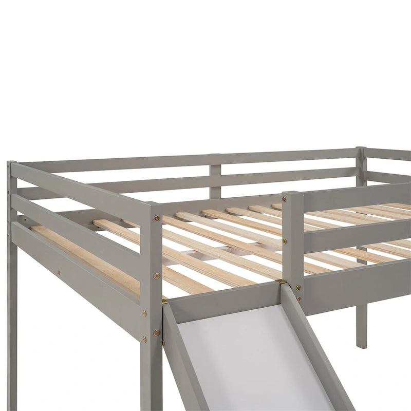 Full Loft Bed with Slide