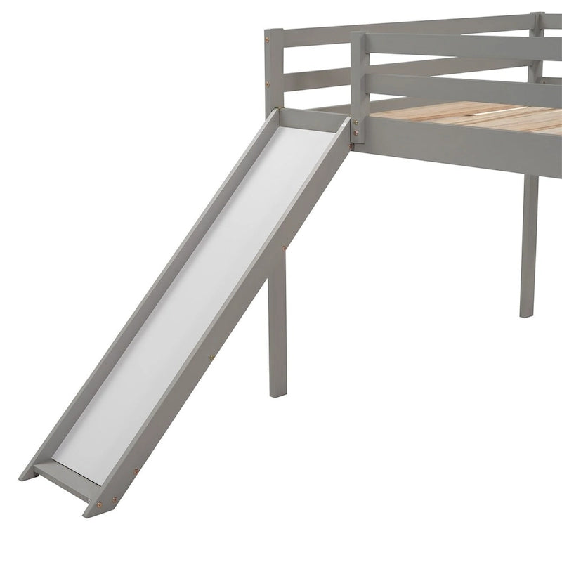 Full Loft Bed with Slide