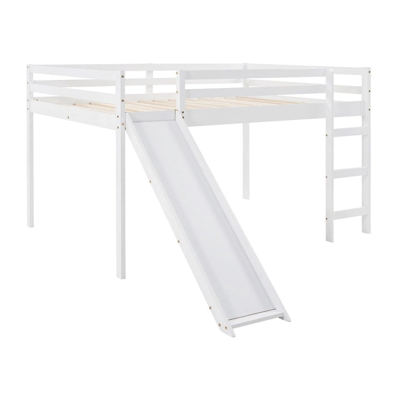 Full Loft Bed with Slide