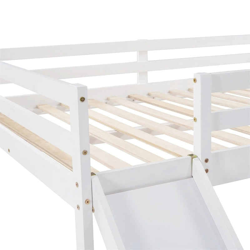 Full Loft Bed with Slide