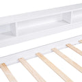 Merax Twin XL Wood Daybed with 2 Trundles, 3 Storage Cubbies, 1 Light for Free and USB Charging Design