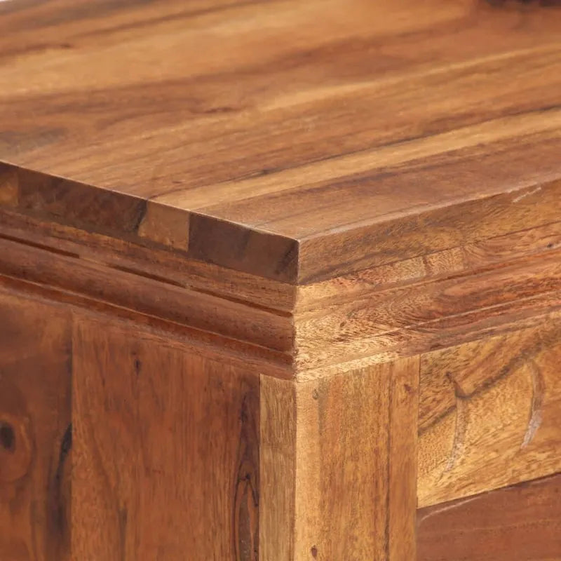 Sideboard 24.8x11.8x29.5 Solid Acacia Wood