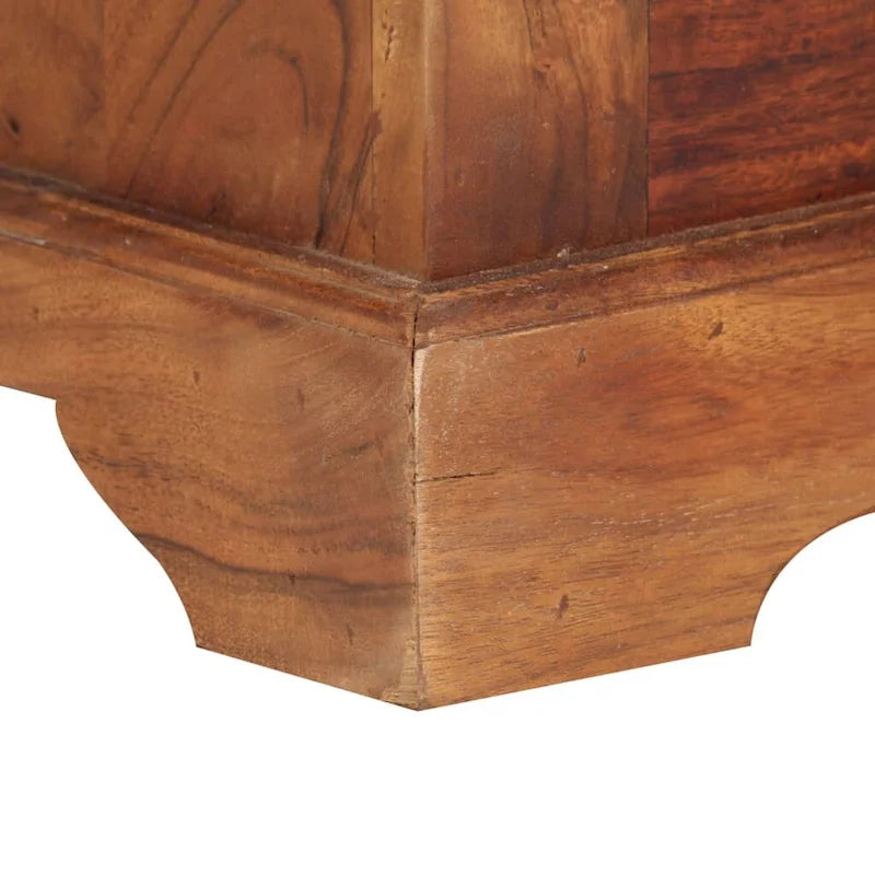 Sideboard 24.8x11.8x29.5 Solid Acacia Wood