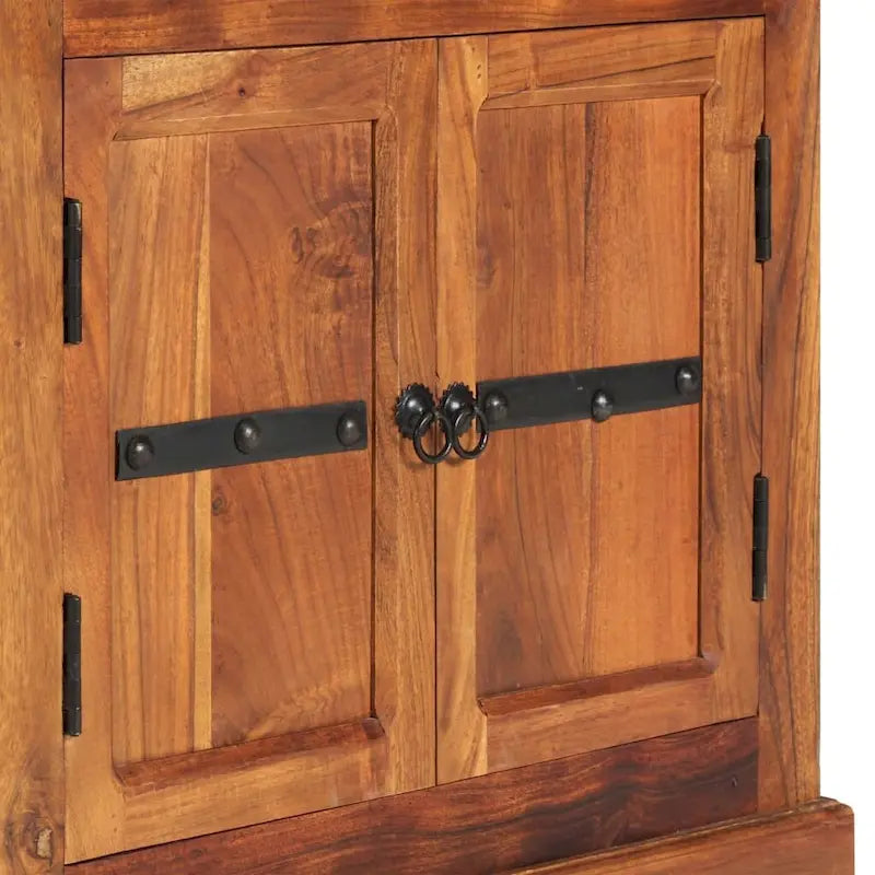Sideboard 24.8x11.8x29.5 Solid Acacia Wood