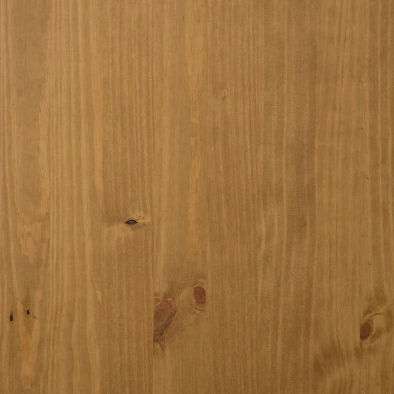 Sideboard with Glass Door, 31.5x15.7x31.5 Solid Wood Pine