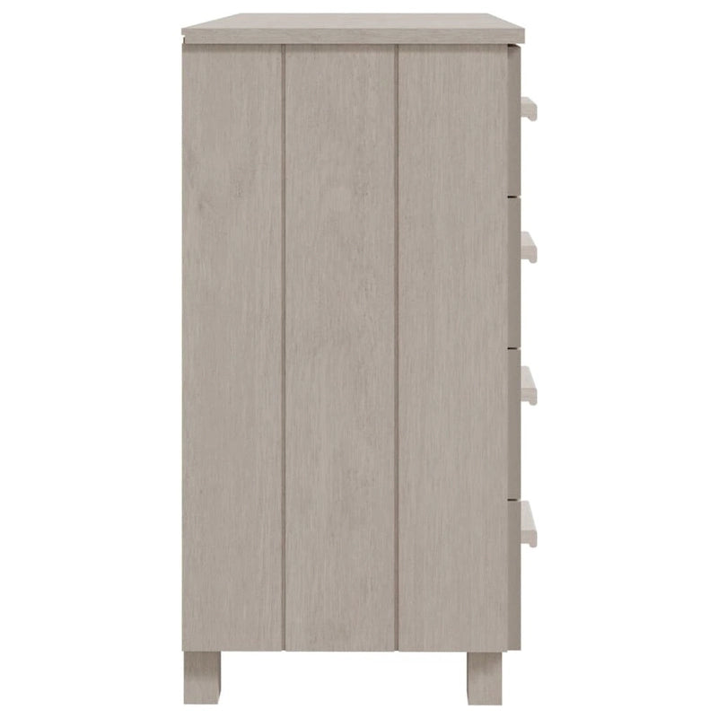 Sideboard Bar Buffet Console Cabinet with Drawers, Solid Wood Pine - 31.1x15.7x31.5