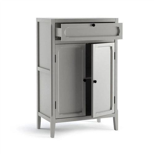 2-Door, 1-Drawer Cabinet - 47.3H x 29.6W x 17.4D