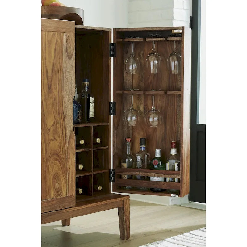 Brown Bar Cabinet - 32 W x 20 D x 45 H