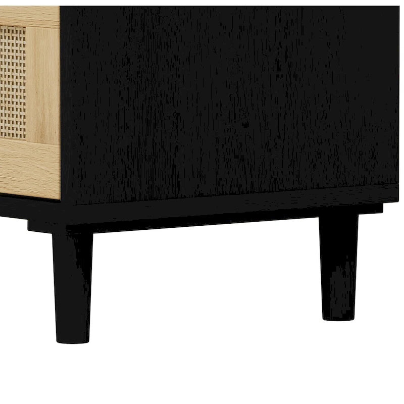 31.503-Drawers Rattan Storage Cabinet