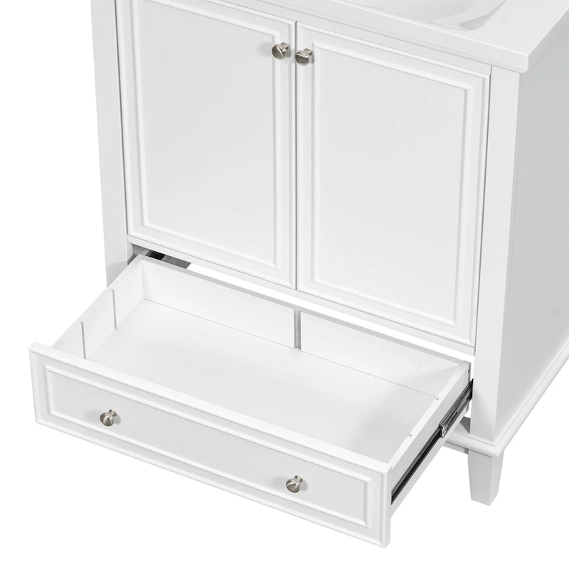 Bathroom Cabinet with Doors and Drawer