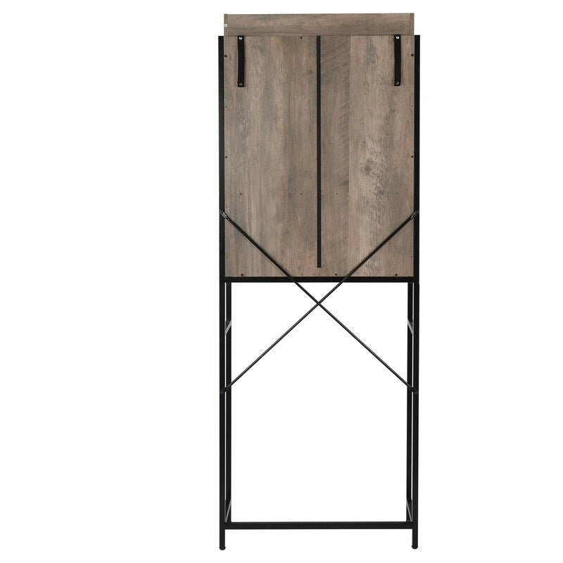 Three-Layer Rack Style MDF Bathroom Cabinet