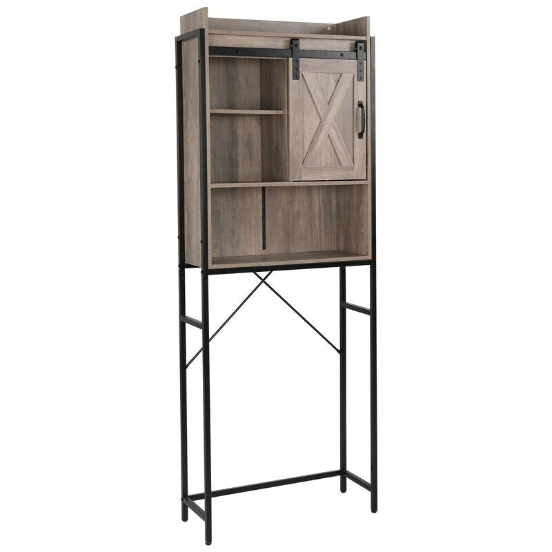 Three-Layer Rack Style MDF Bathroom Cabinet