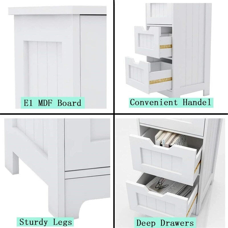 Bathroom Floor Cabinet - 11.81D x 11.81W x 32.68H