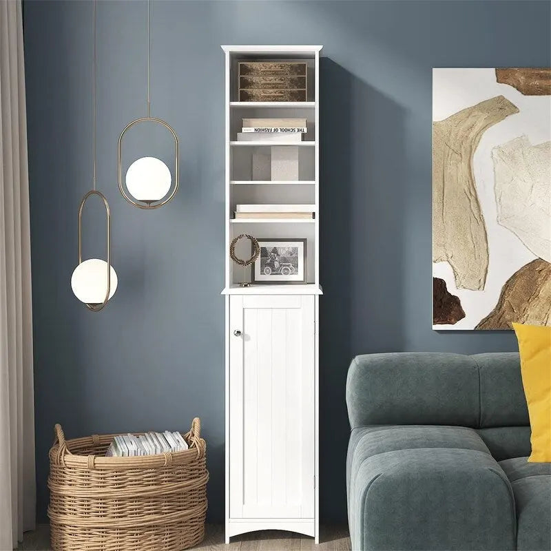 Bathroom Storage Cabinet - 9D x 13.4W x 65H