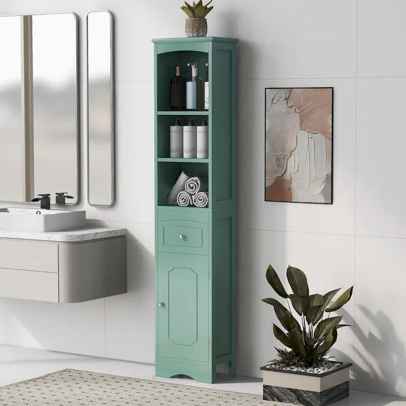 Freestanding Storage Cabinet with Drawer